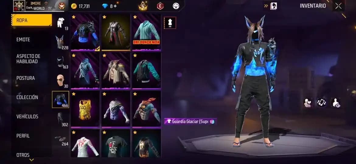 Level 70 • 54 Emotes • Rare Cobra Dance • 16K Gold 🔥