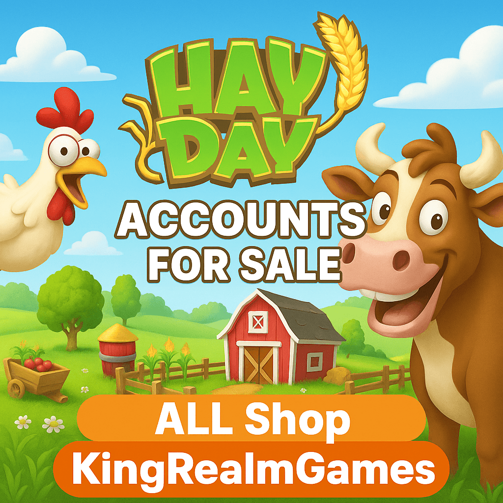 !142 LvL Hay Day!!Big 5600 Barn storage!! 4000 Silo storage!! Townhall 12 with 29 reputation fully Decorated!! 100% land unlocked upperside and 60% on the down