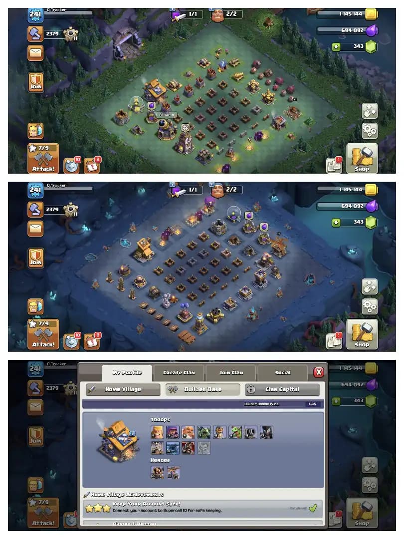 5350 WAR STAR 🔥 HEROS 100-100-82-75-50 ⚡ 5 EPIC MAX ✔️ ALL EPIC HIGH LEVEL 🔥 TH 17 MAX ACCOUNT ⚡ HIGH WALL+DEF ✔️ LAB AWASOME ⚡ HUGE COLLECTION 🔥 BEST OFFER