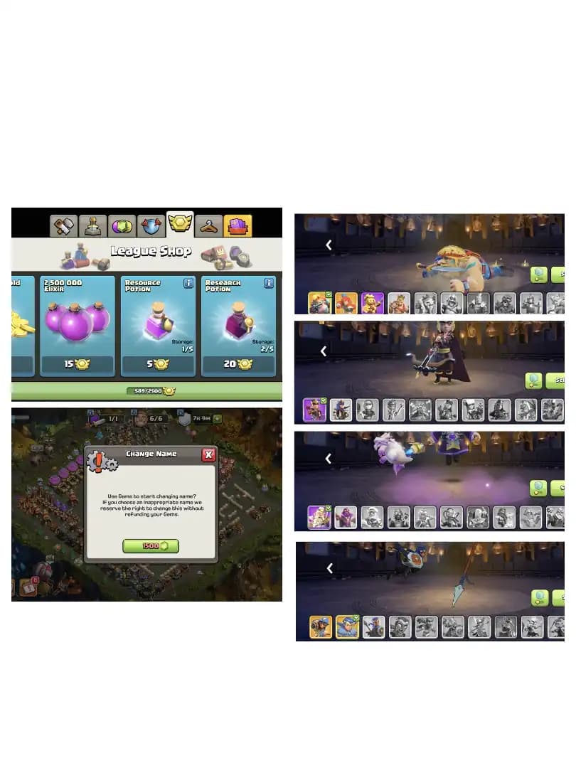 HEROS 100-100-72-75-50 🔥   TH 17 MAX ACCOUNT 🔥 HIGH EPIC EQUIPMENT ✔️ SCENERY AVAILABLE ⚡ HERO SKIN ✔️ ALL SIDE HIGH LEVEL 🔥 PERFECT DEAL