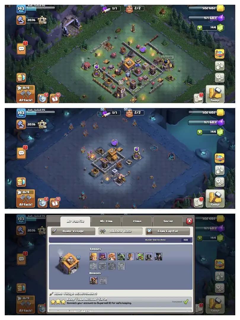 BEST DEAL 👌 TH 12 ALMOST MAX ACCOUNT 🔥 ALMOST MAX ACCOUNT 🔥 HEROS 57-61-32-31 ✔️ EVERY SIDE WOW 👌 BEST DEAL