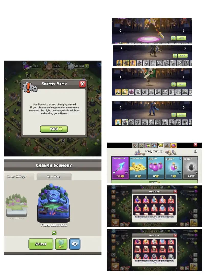 PERFECT DEAL 🚀 TH 15 GREAT ACCOUNT ✔️ SCENERY AVAILABLE 🔥 GOOD EPIC EQUIPMENT 🚀 HERO 80-80-57-55-30 ✔️ EVERY SIDE AWASOME 🔥 BEST DEAL