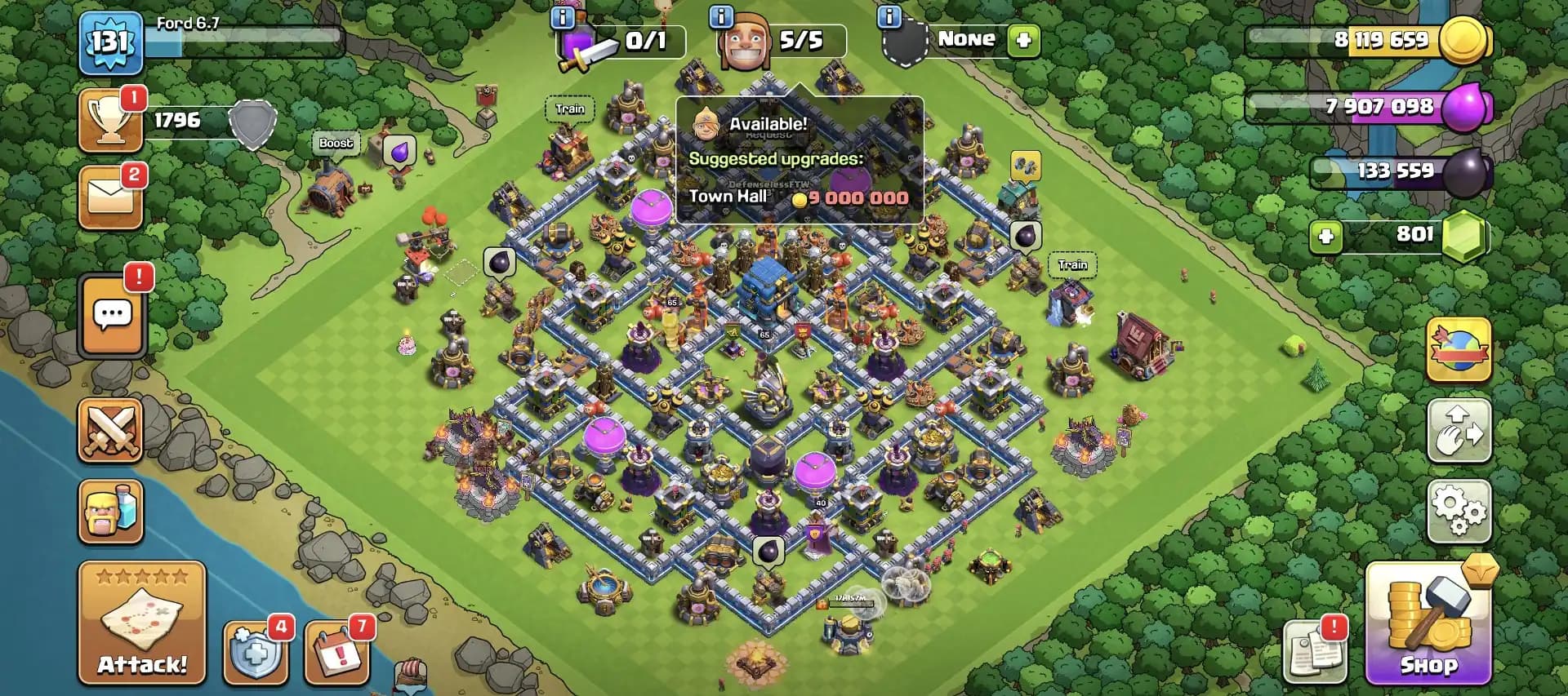 SUPER OFFER ✔️ TH 12 FULL MAX ACCOUNT 🔥 A2Z MAX 🫶 NOTHING LEFT ⚡ EPIC EQUIPMENT AVAILABLE ✔️ HUGE COLLECTION ⚡ NICE ACCOUNT  🚀 BEST OFFER
