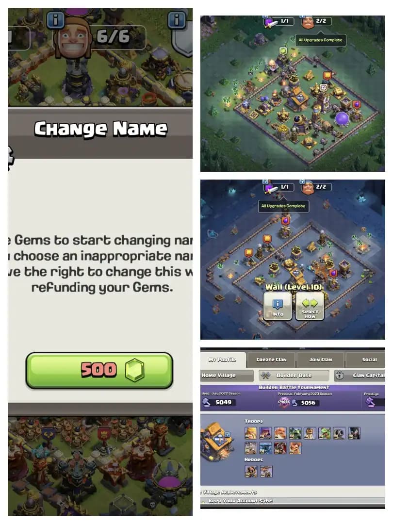 XP-271 🚀 TH 17 MAX ACCOUNT 😱 4 HEROS MAX ✔️ HIGH EPIC EQUIPMENT 🔥 HEROS 100-100-81-75-50  ⚡ B.B FULL MAX ✔️ HEROS SKIN ✔️ EVERY SIDE WOW 🔥 SUPER OFFER