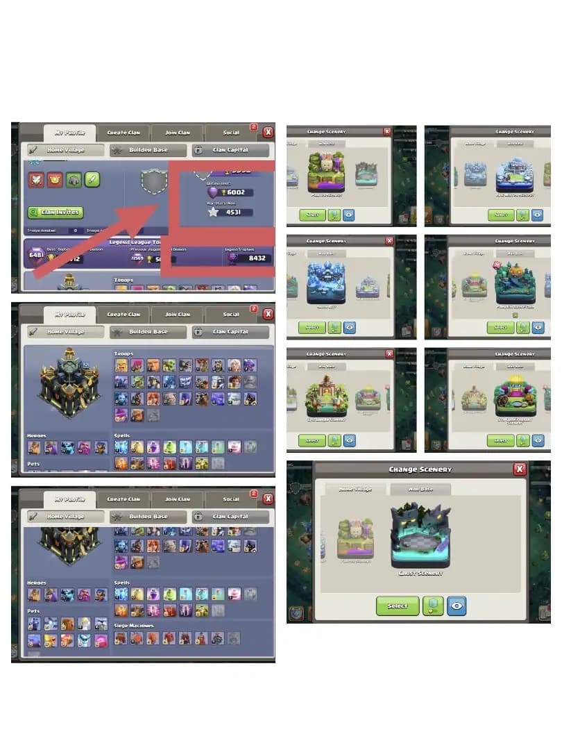 MOST RARE 'US LOCAL' TH 17 MAX ACCOUNT 🔥 287 XP ✔️ 4500 WAR STAR ⚡ HUGE HERO SKIN+SCENERY 🔥 6000 ATB ✔️ HUGE COLLECTION ⚡ HEROS 95-95-71-70-45 ✔️ SUOER OFFER