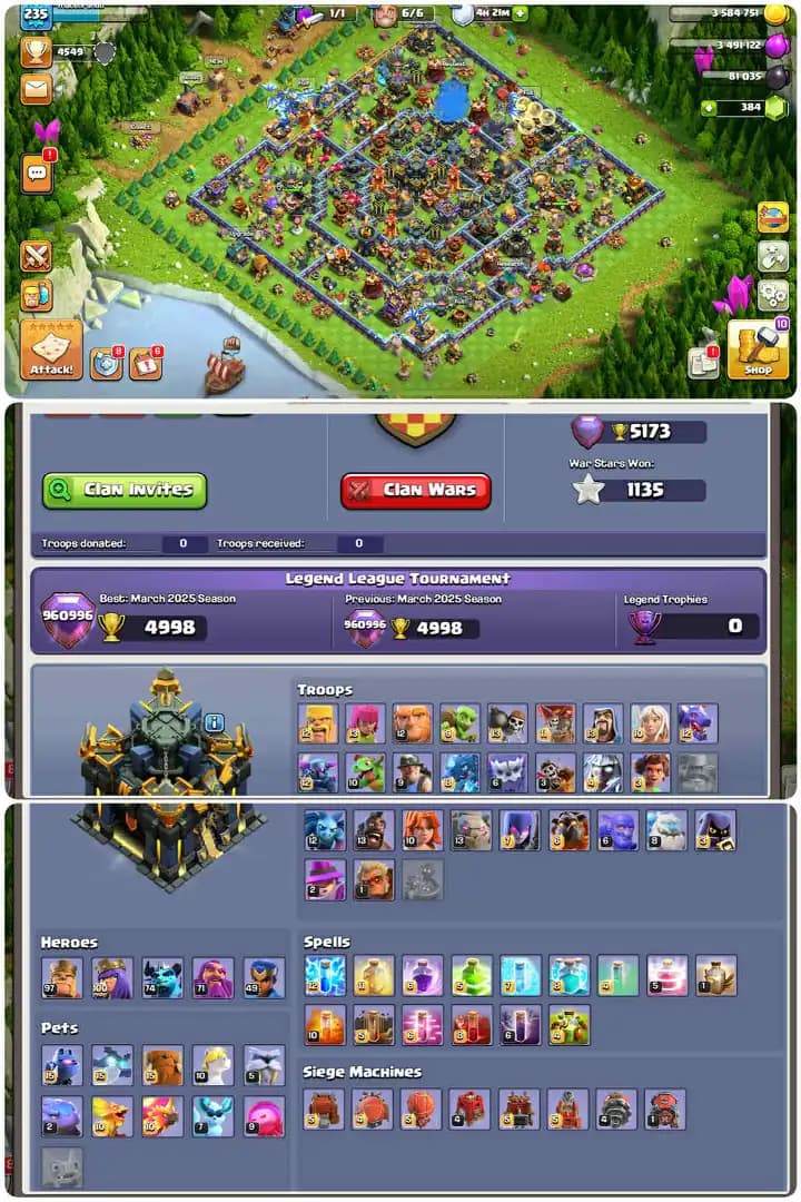 Th17-Hero's Skin[60x]-Hero[97-100-74-71-49]-Normal Tree[30x+]-14xEquipment Max-Gg,Mm,Fb,Rs Max].