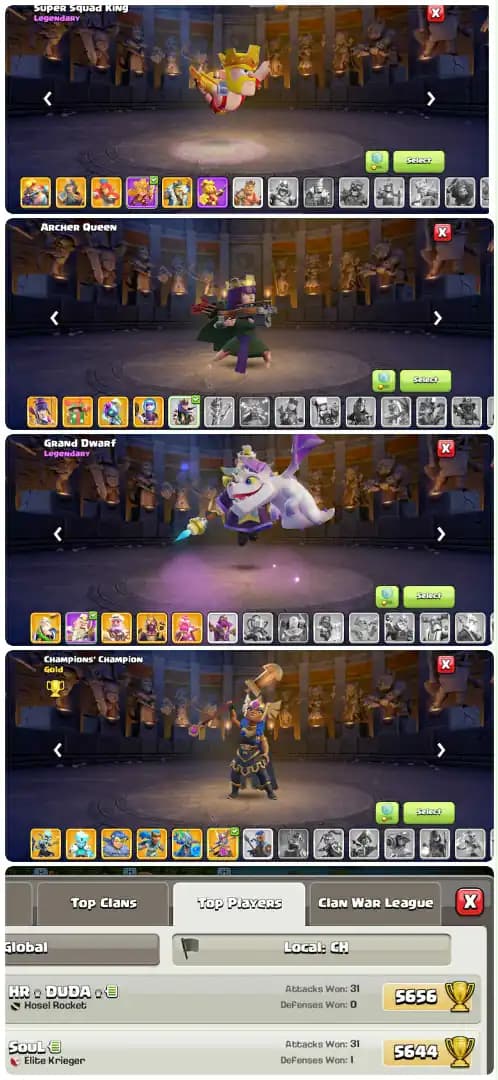 Th17-Hero[95-95-63-70-38]-Golden!Purple Walls-Defence Good-14xEquipment Max-21xHeroSkin-Medal[278].