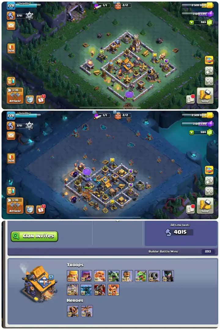  Th17 Max-Hero[100-100-85-75-50]-10xEpic Equipment[Gg26-Fa23-sb20-Eb26-Rs23]-Hero Skin[37x]-3xPaid Scenery