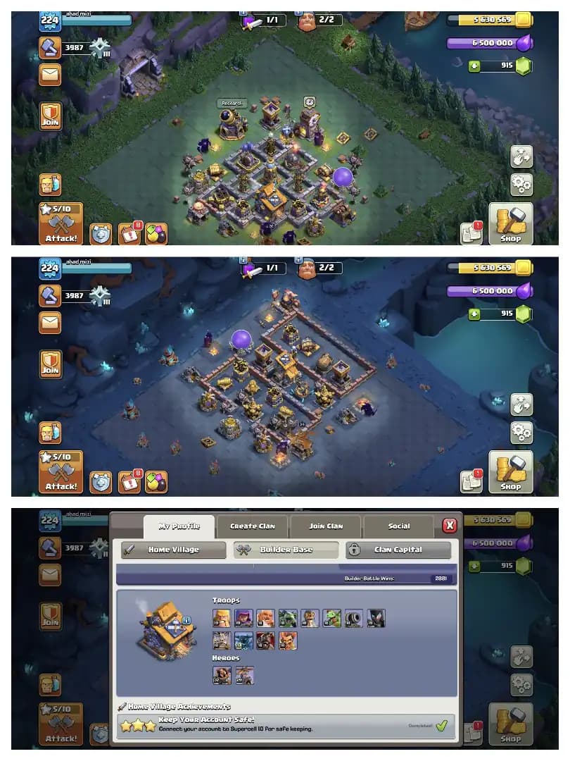 BEST OFFER 🔥 TH 15 ALMOST MAX ACCOUNT ⚡ XP-224 🔥 HEROS 74-80-60-56-40 🛎️ HIGH DEF+LAB 🔥 EVERY SIDE PERFECT ⚡ SUPER OFFER