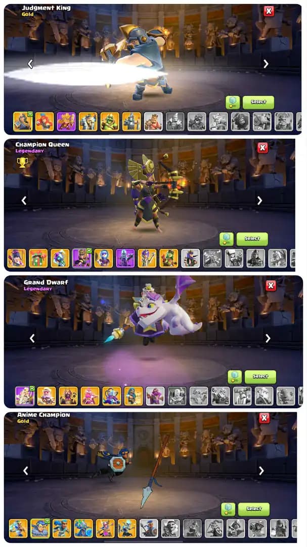 28xHero,s Skin Th17-Walls Max-Hero[100-100-60-43]-7xEpic Equipment[Gg27-Fa17-Mm26-Rs27-Fb14]-Max Builder Base-Decorated.