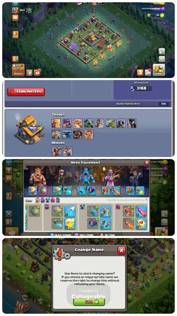 World Rare- Pt/Portugal Local Th17-Huge Obstacles-Hero[44-43-43-34-19]-Core Defence Max-Good Builder Base-GoodEquipment.