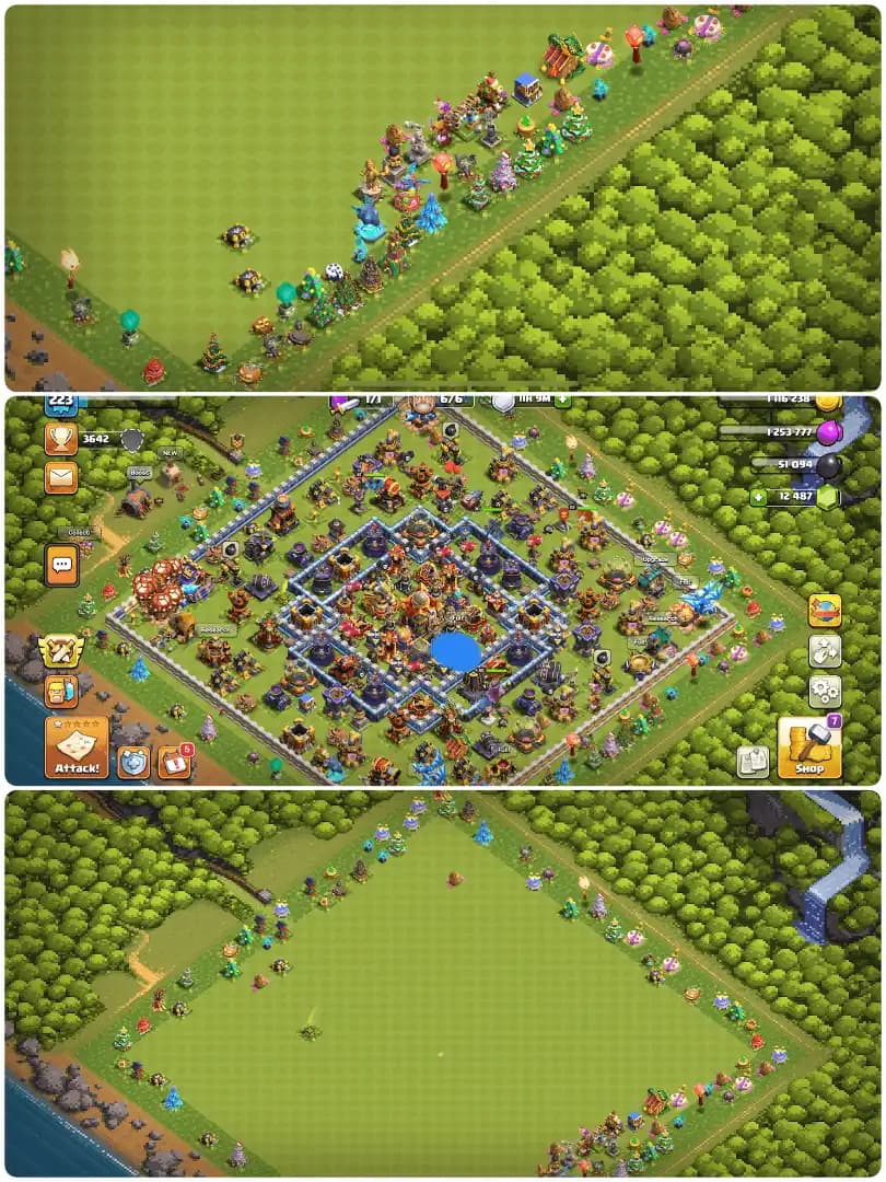 Fa/France Local Th16-[Old 2012-16,19-24Xmas Tree]-Rare Old Obstacles-Hero[67-71-61-65-30]-Gems[12487]-9xEpic Equipment- fastest delivery