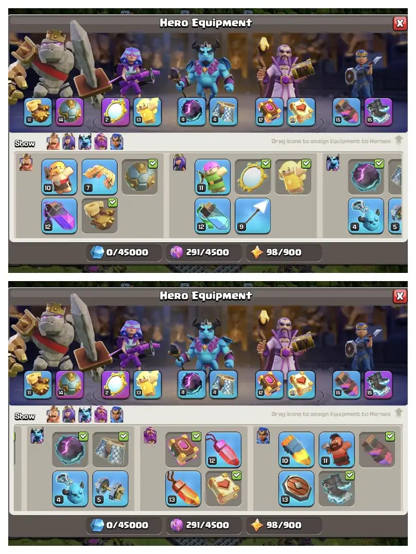 Super Offer ✔️ Th 16 Super Quality Account 🛎️ Purple Wall 🚀 Equipment Available 🚀 Heros 78-83-51-59-34 🔥 Huge Collection 🛎️ Every Side super Quality 🚀 Best Offer