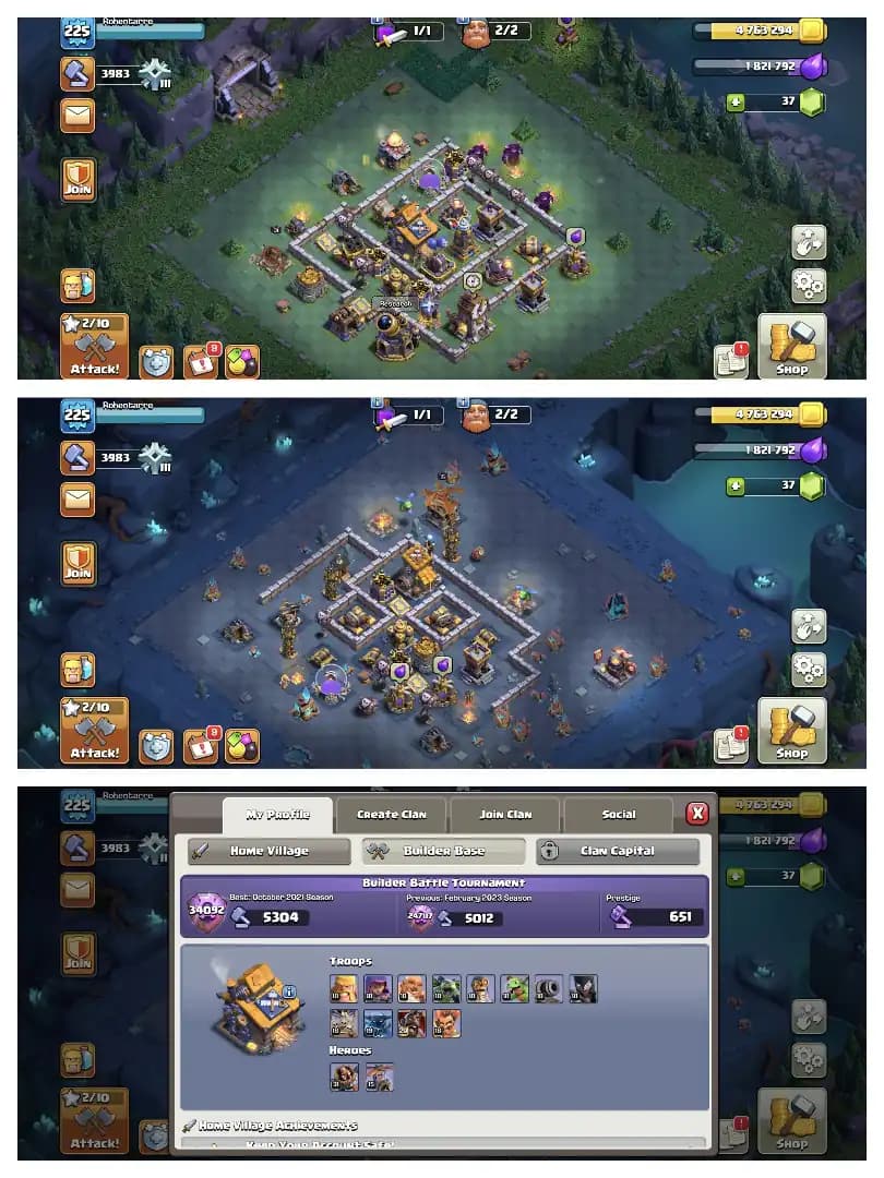 Super Offer ✔️ Th 16 Almost Max Account 🛎️ Heros 87-91-60-65-40 🔥 High Def+Troops 🚀 Nc Free 🔥 Good Account ✔️ Every Side Wow 🚀 Best Offer