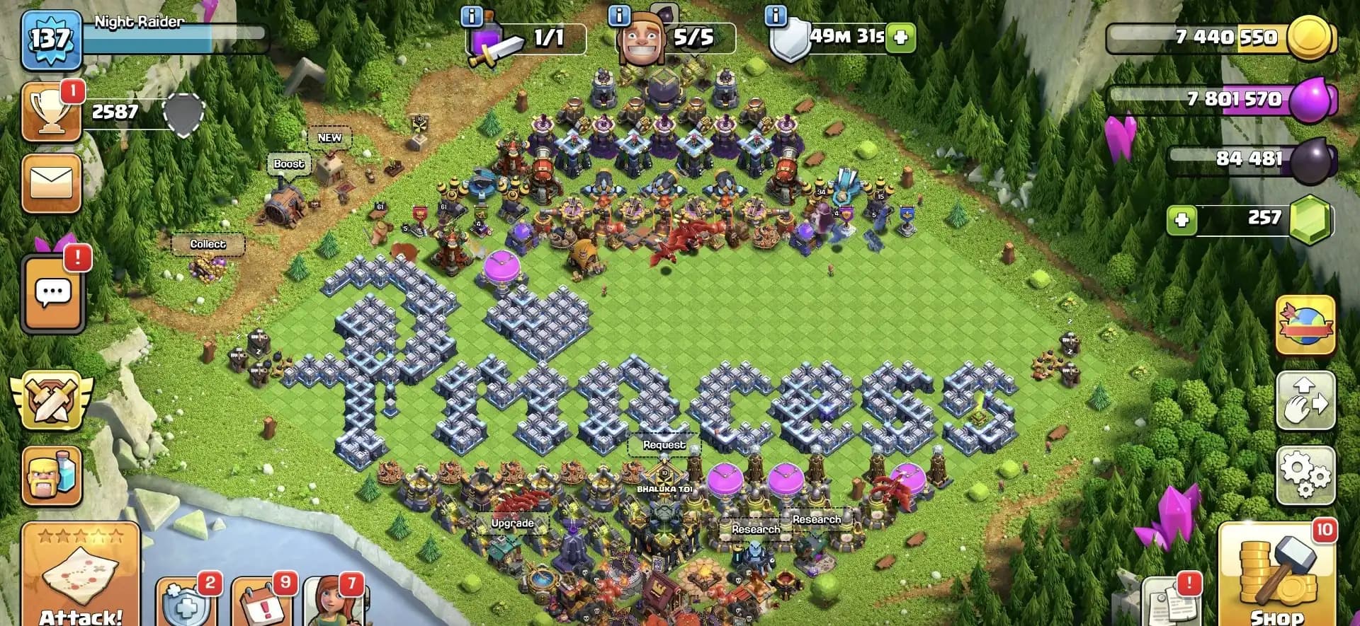 Perfect Account 🚀 TH 17 HIGH QUALITY ACCOUNT 🔥 HIGH EPIC EQUIPMENT 🛎️ HEROS 61-61-25-34-15 🚀 NC FREE ✔️ EVERY SIDE HIGH 🛎️ GREAT OFFER