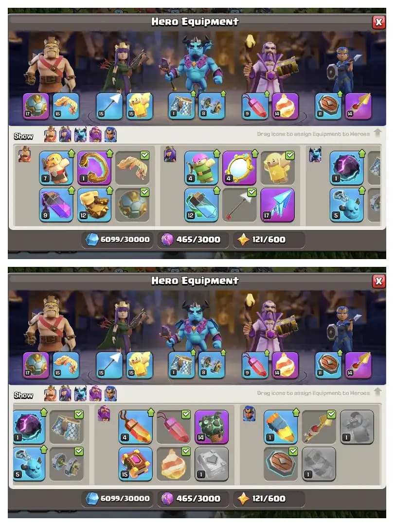 Perfect Account 🚀 TH 17 HIGH QUALITY ACCOUNT 🔥 HIGH EPIC EQUIPMENT 🛎️ HEROS 61-61-25-34-15 🚀 NC FREE ✔️ EVERY SIDE HIGH 🛎️ GREAT OFFER