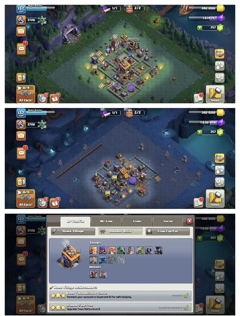 Perfect Account 🚀 TH 17 HIGH QUALITY ACCOUNT 🔥 HIGH EPIC EQUIPMENT 🛎️ HEROS 61-61-25-34-15 🚀 NC FREE ✔️ EVERY SIDE HIGH 🛎️ GREAT OFFER
