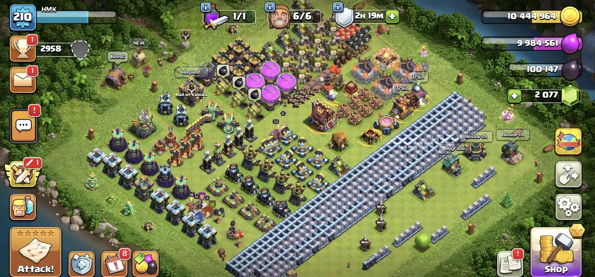 Great Discount 🚀 Th 14 Super Account ✔️ Heros 73-75-46-51-26 🛎️ 6 Builder 🔥 Equipment ✔️ Huge collection 🔥 Every Side Super Quality 🛎️ Best Offer