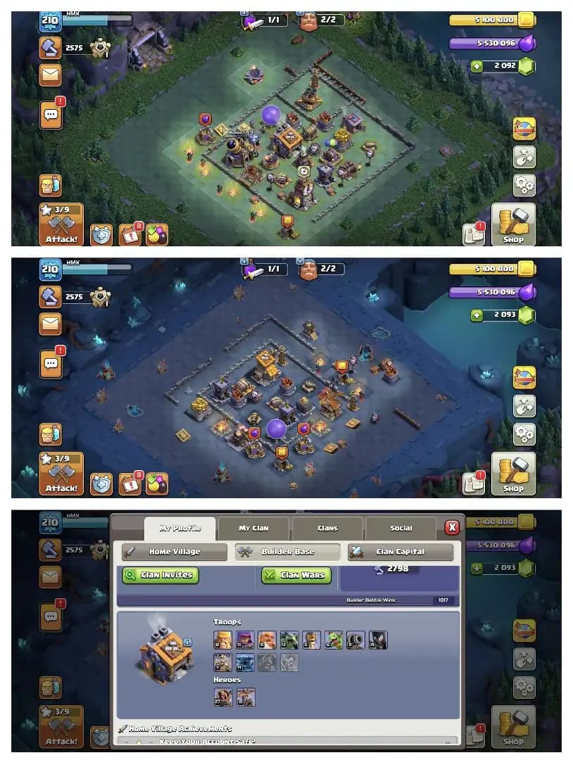 Great Discount 🚀 Th 14 Super Account ✔️ Heros 73-75-46-51-26 🛎️ 6 Builder 🔥 Equipment ✔️ Huge collection 🔥 Every Side Super Quality 🛎️ Best Offer