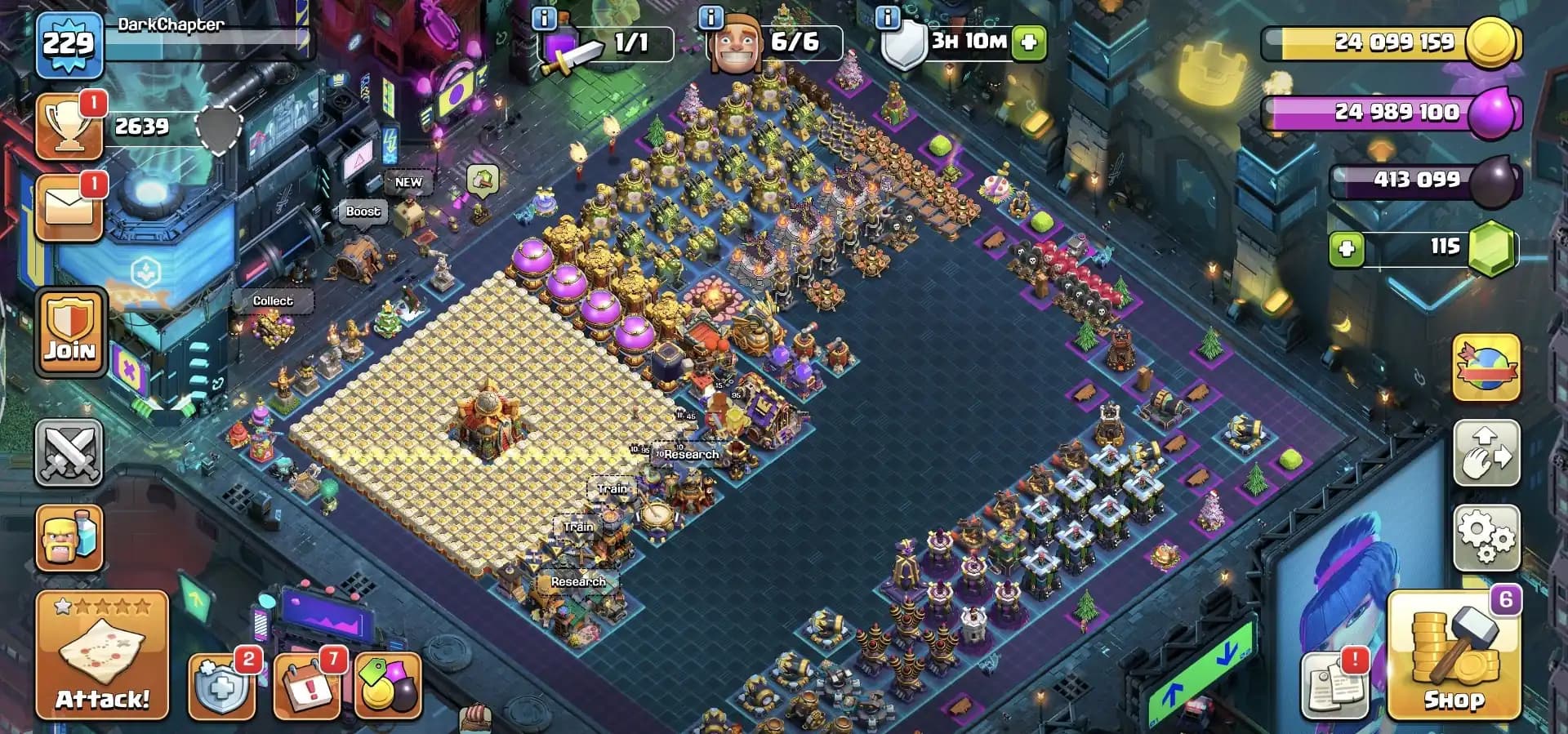 Flash sale🔥 Th 16 max account ⚡ MAX HEROS+WALLS✔️heros 95-95-74-70-45🚀 Equipment available 🔥 Scenery available 🔥 Huge Collection 🔥 hot account 🔥 hot price