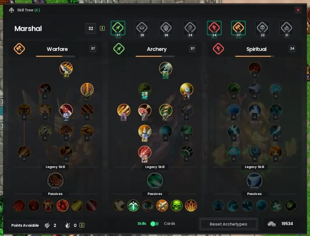 AngerHorn Archer 40 legacy lvl 36 effective lvl