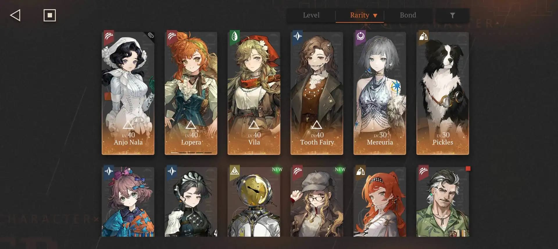 🔥 𝗟𝘃𝗹:12 6⭐️Liang Yue+Anjo Nala+Lopera P1+Flutterpage P1+Vila+Mercuria+5⭐️🎀AUTO RELEASE🎀